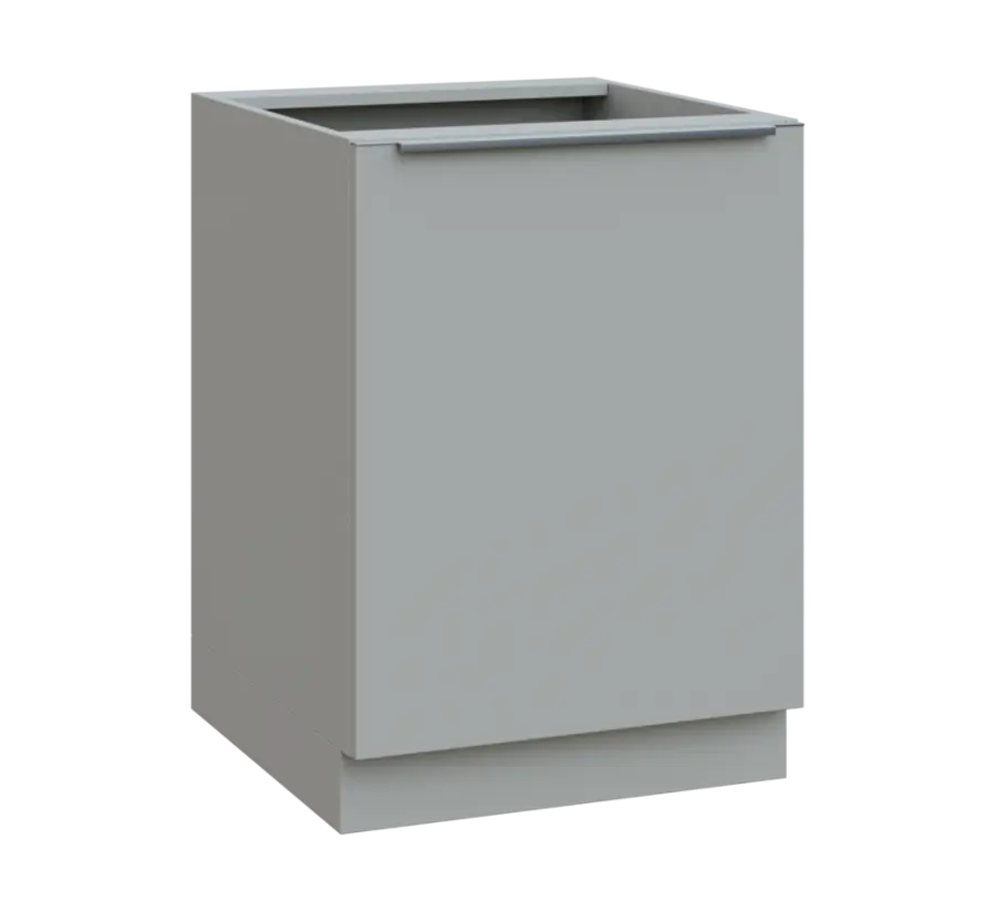 SIS - 6D spodní skříňka, 1-dveřová, pravá, 870x600x600, šedá